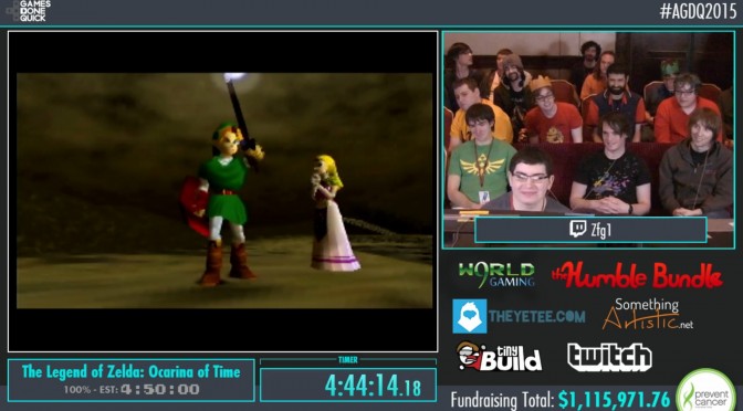 Awesome Games Done Quick 2015 Marathon Ended, Has Raised Over $1.2 Million