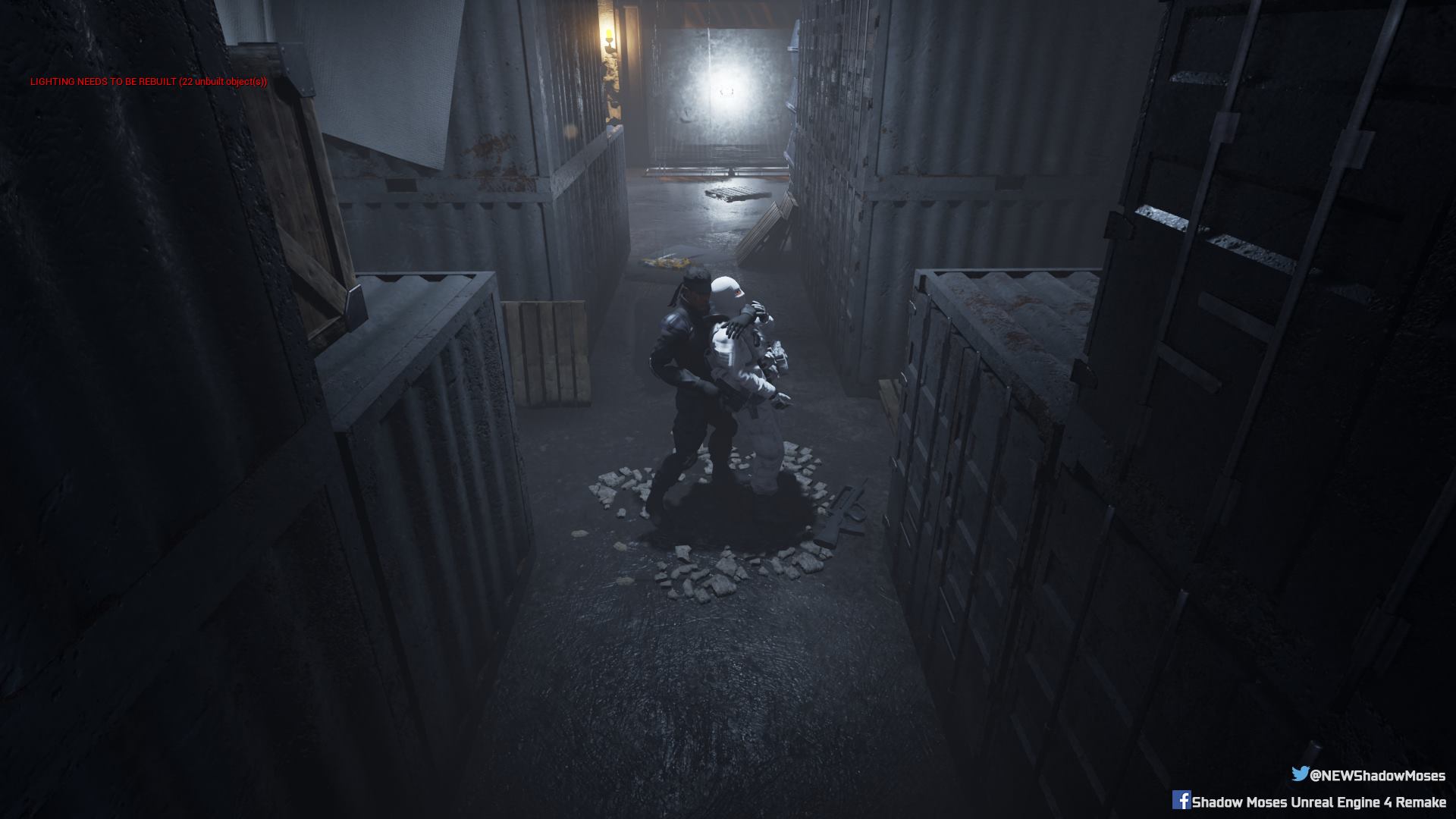 Metal Gear Solid Shadow Moses Remake In Unreal Engine 4