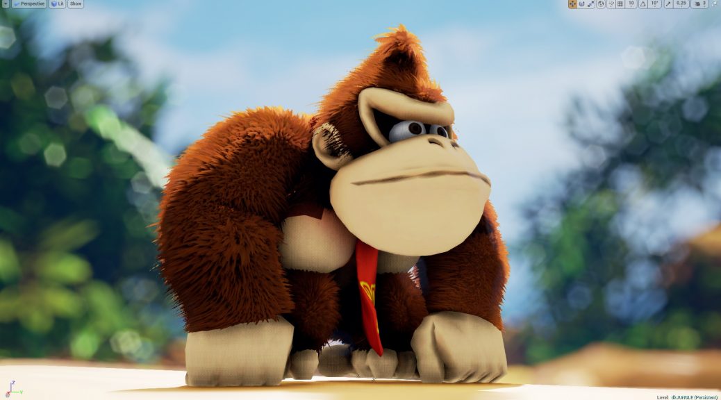 Here is what a new Donkey Kong game could look like in Unreal Engine 4