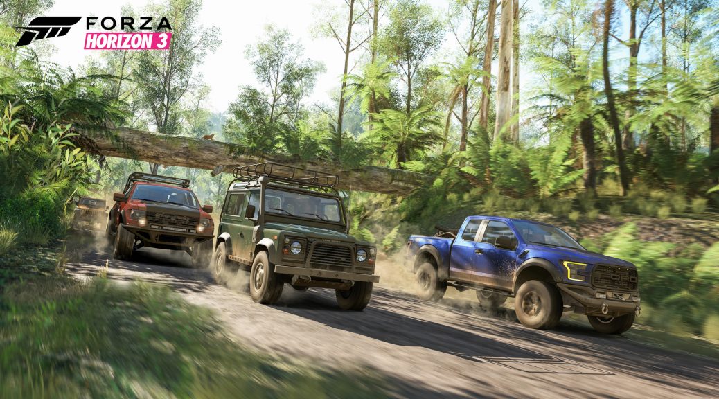 Forza Horizon 3 PC Performance Analysis   ForzaHorizon3 E3PressKit JungleTrucks WM 1038x576 