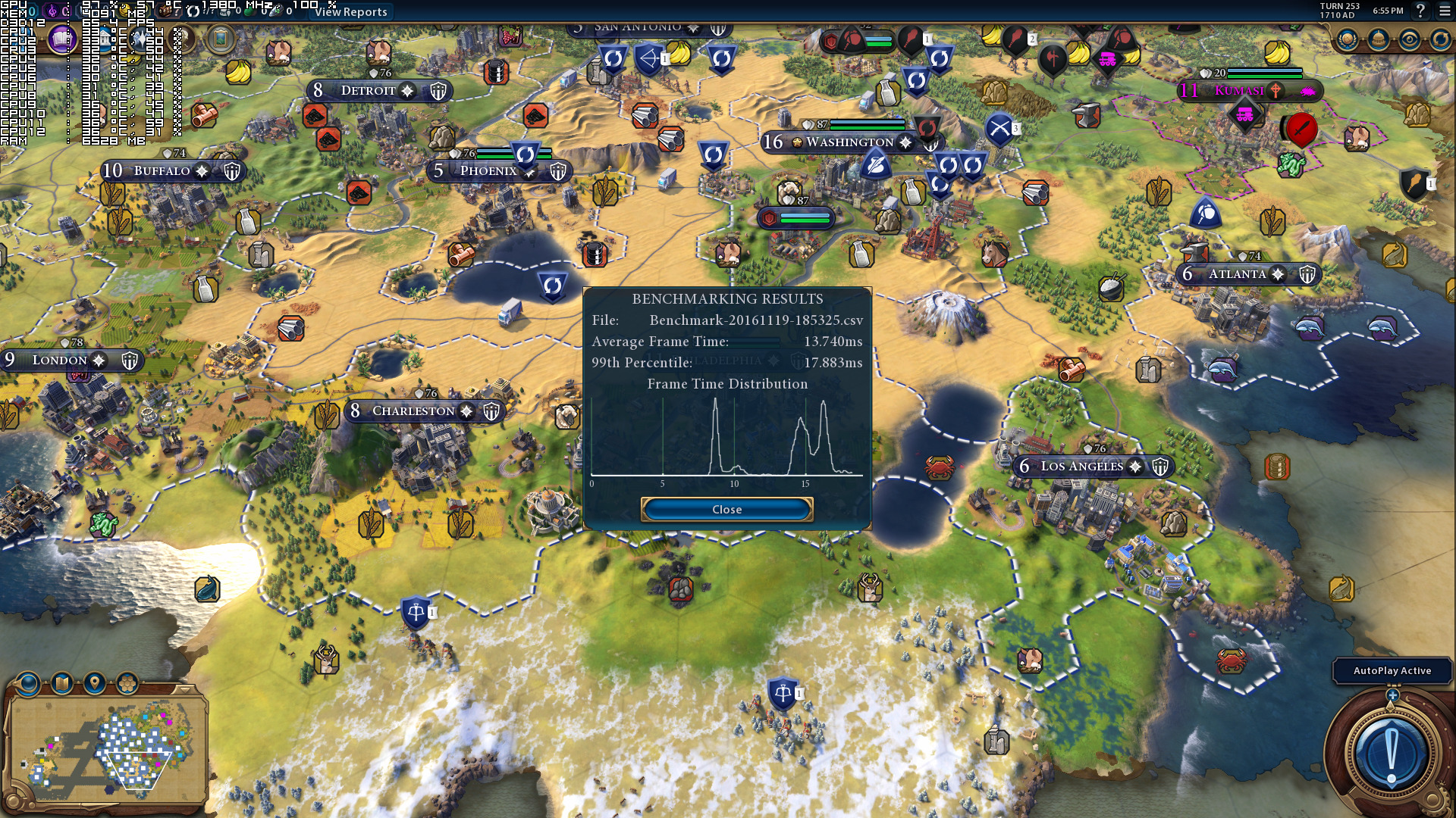 Which is better for Civ 6, Directx 11 or Directx 12?