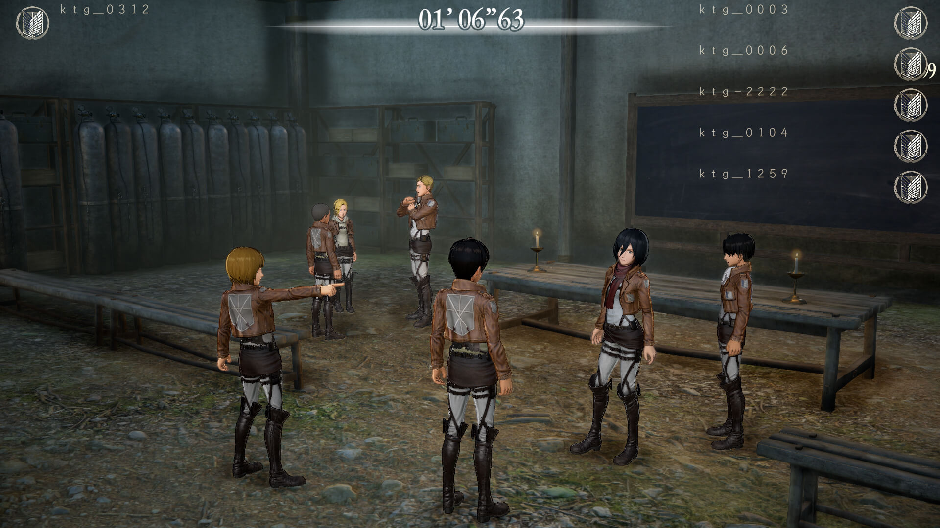 attack on titan 2 game characters