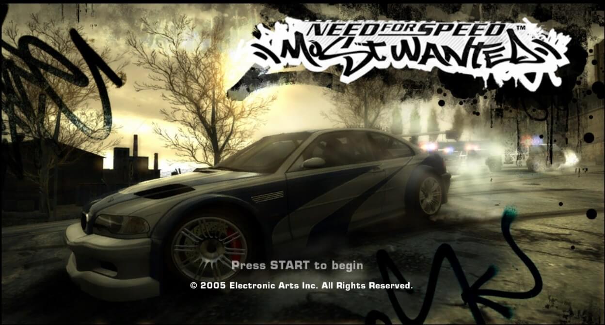 need for speed most wanted pc 2005