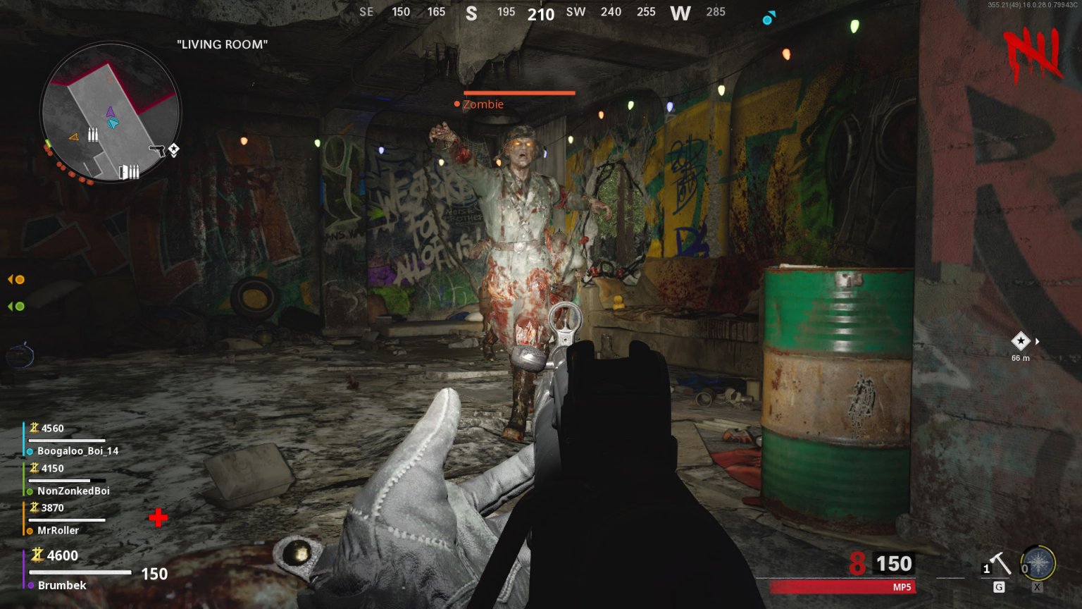 can you play split screen on call of duty cold war zombies