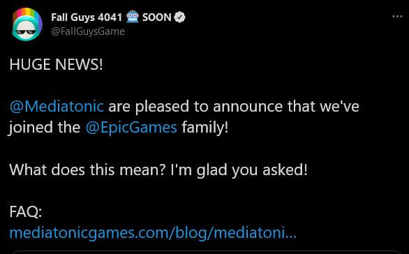 Mediatonic Joins the Epic Games Family - Mediatonic