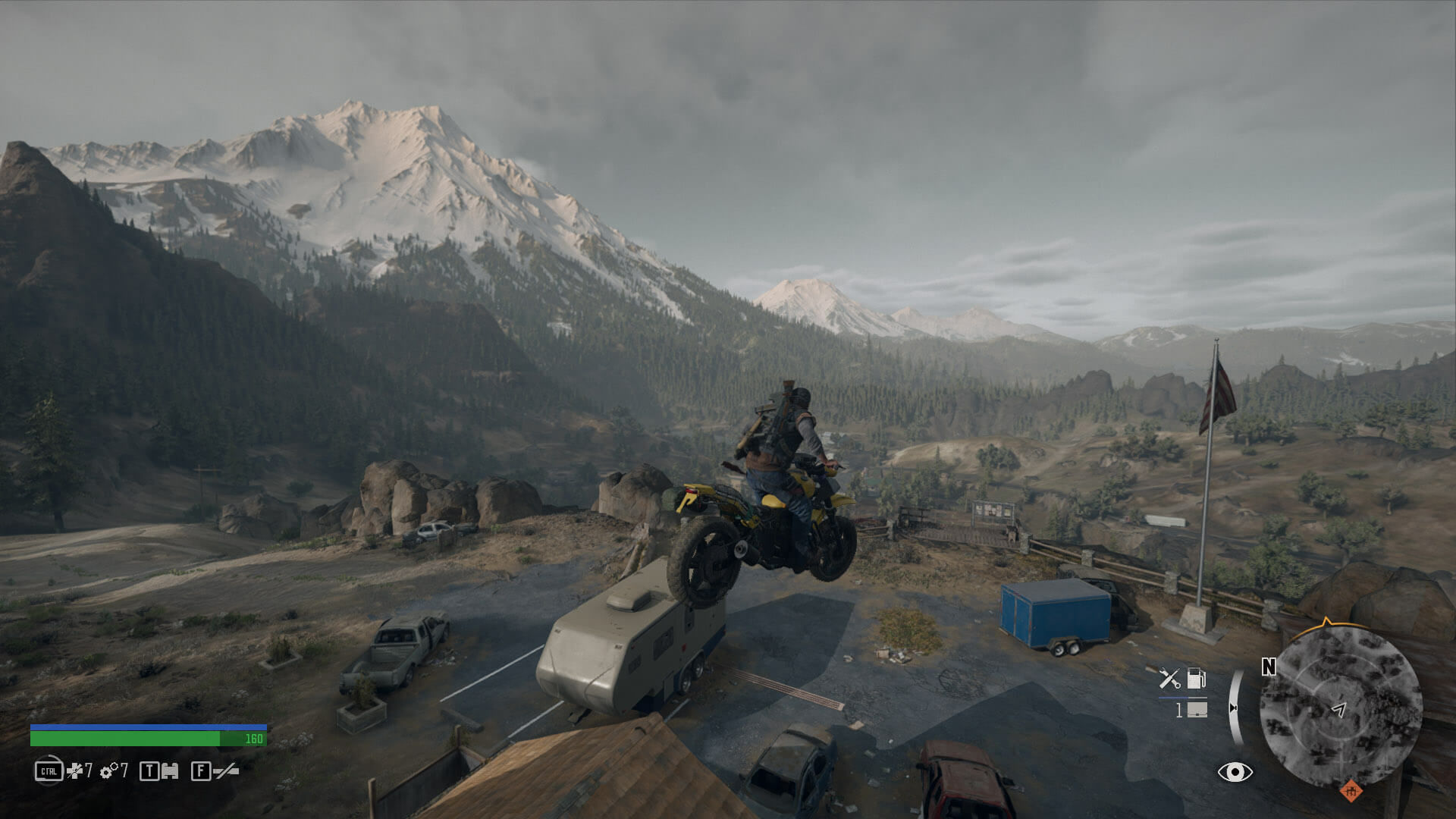 Days Gone PS4 E3 Gameplay Frame-Rate Test 