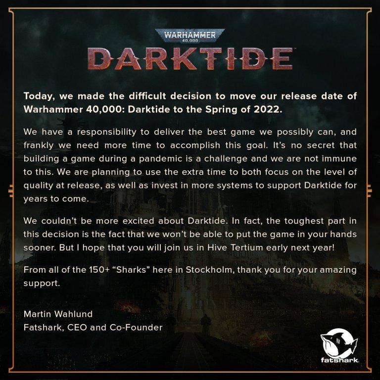 download free warhammer 40k darktide release date