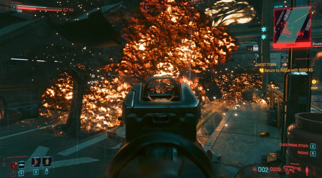 Cyberpunk 2077 Mods improve explosions & add vehicle combat