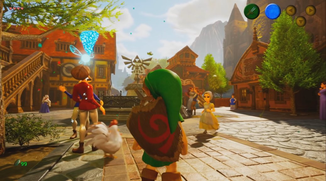 Zelda Ocarina Of Time Remake In Unreal Engine 5 Available For Download