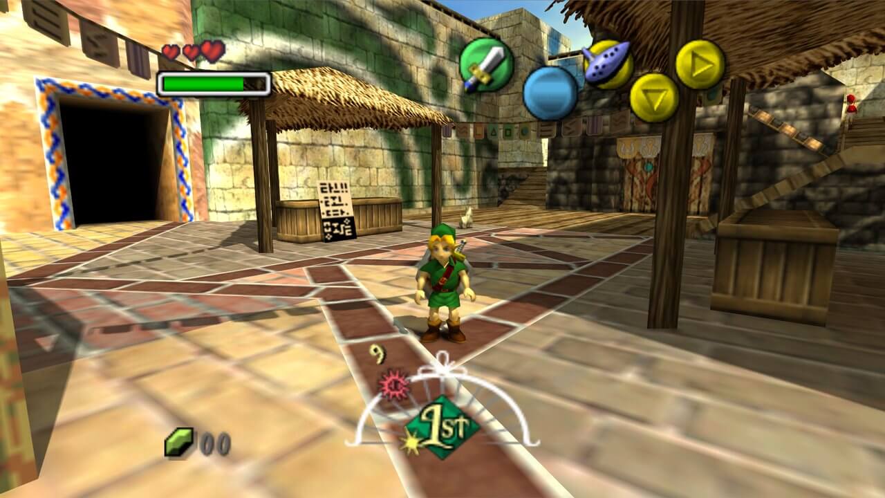Zelda: Ocarina of Time PC port gameplay 