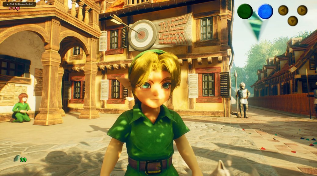 New Zelda Ocarina Of Time Fan Remake In Unreal Engine Video Showcases Lon Lon Ranch