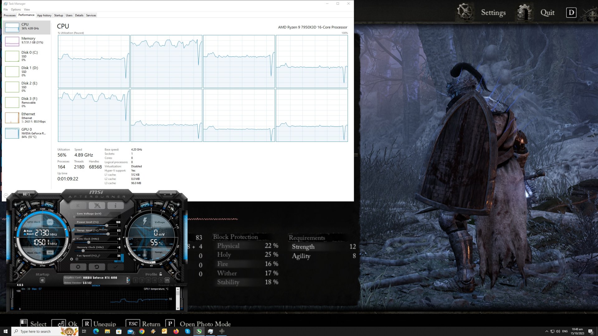 Lords of the Fallen CPU scaling