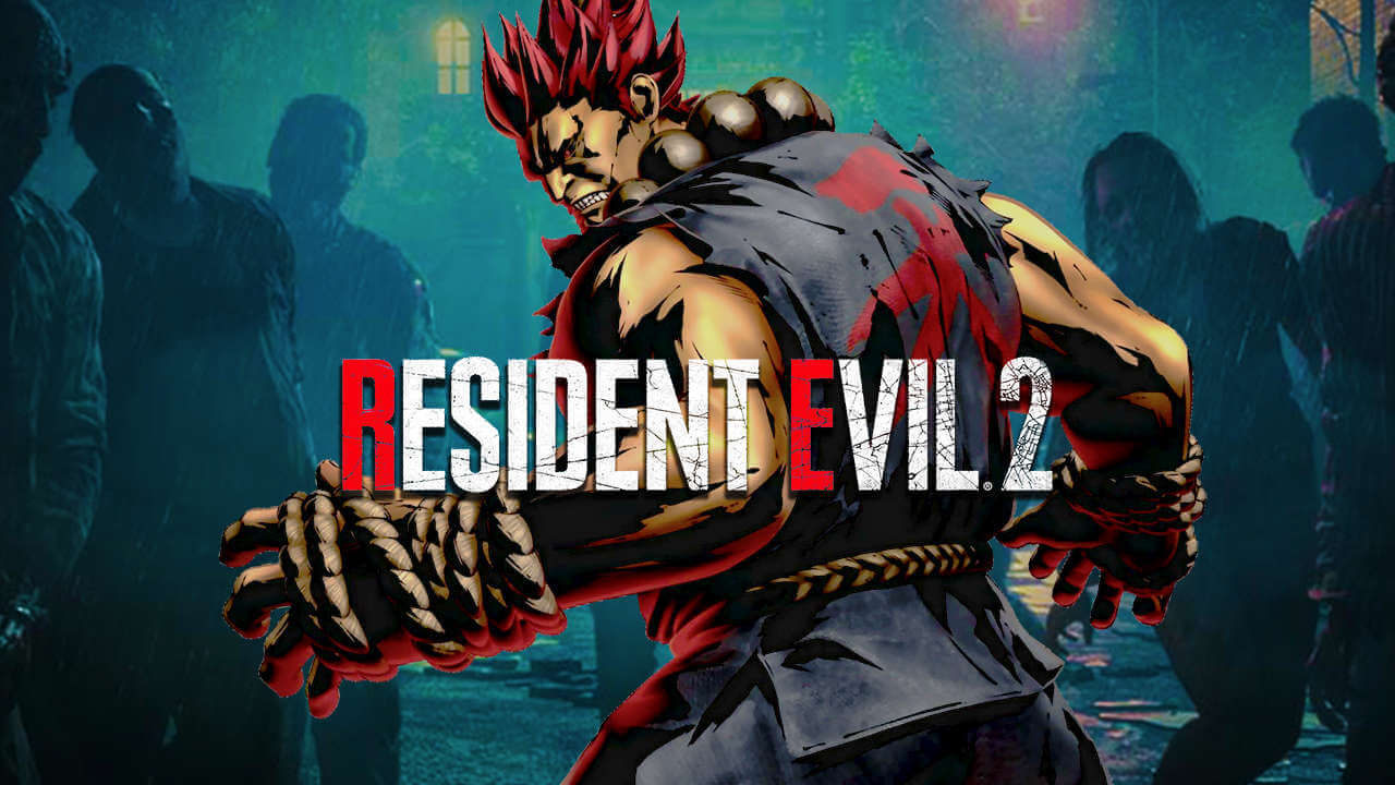 Теперь вы можете играть за Акуму из Street Fighter в Resident Evil 2.