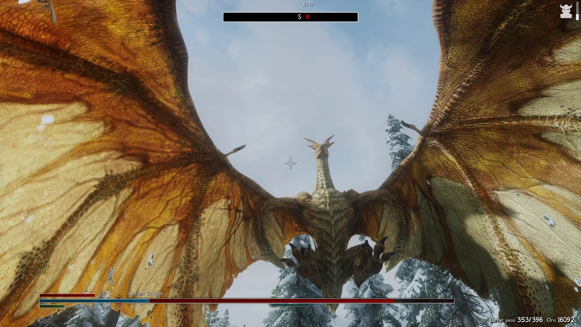 This mod adds to Skyrim high-polygon dragons with 16K textures