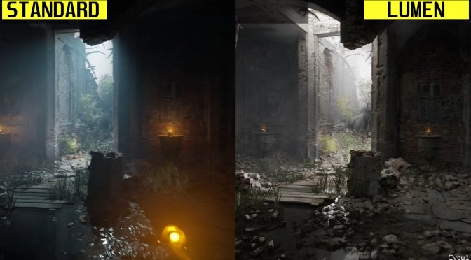 Fantasy Ruins Unreal Engine 5 Tech Demo showcases the benefits of Ray Tracing/Lumen, and why pre-baked lighting remains the king of performance/visuals ratio
