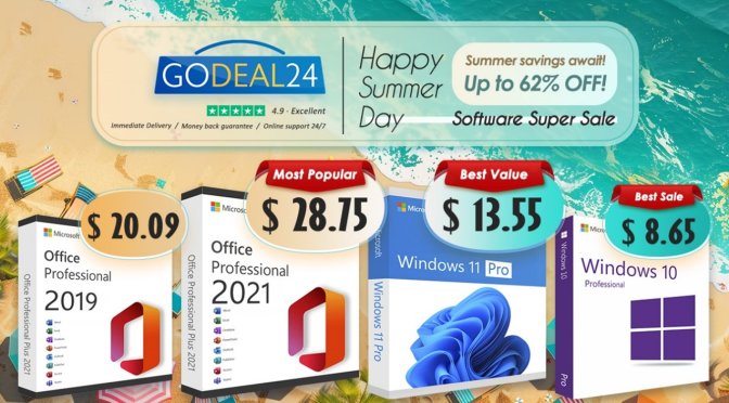 Upgrade your PC experience with Lifetime Microsoft Office 2021 and Windows 11 from $10 on Godeal24!