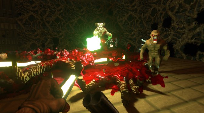 Doom 2 with Path Tracing and Voxels