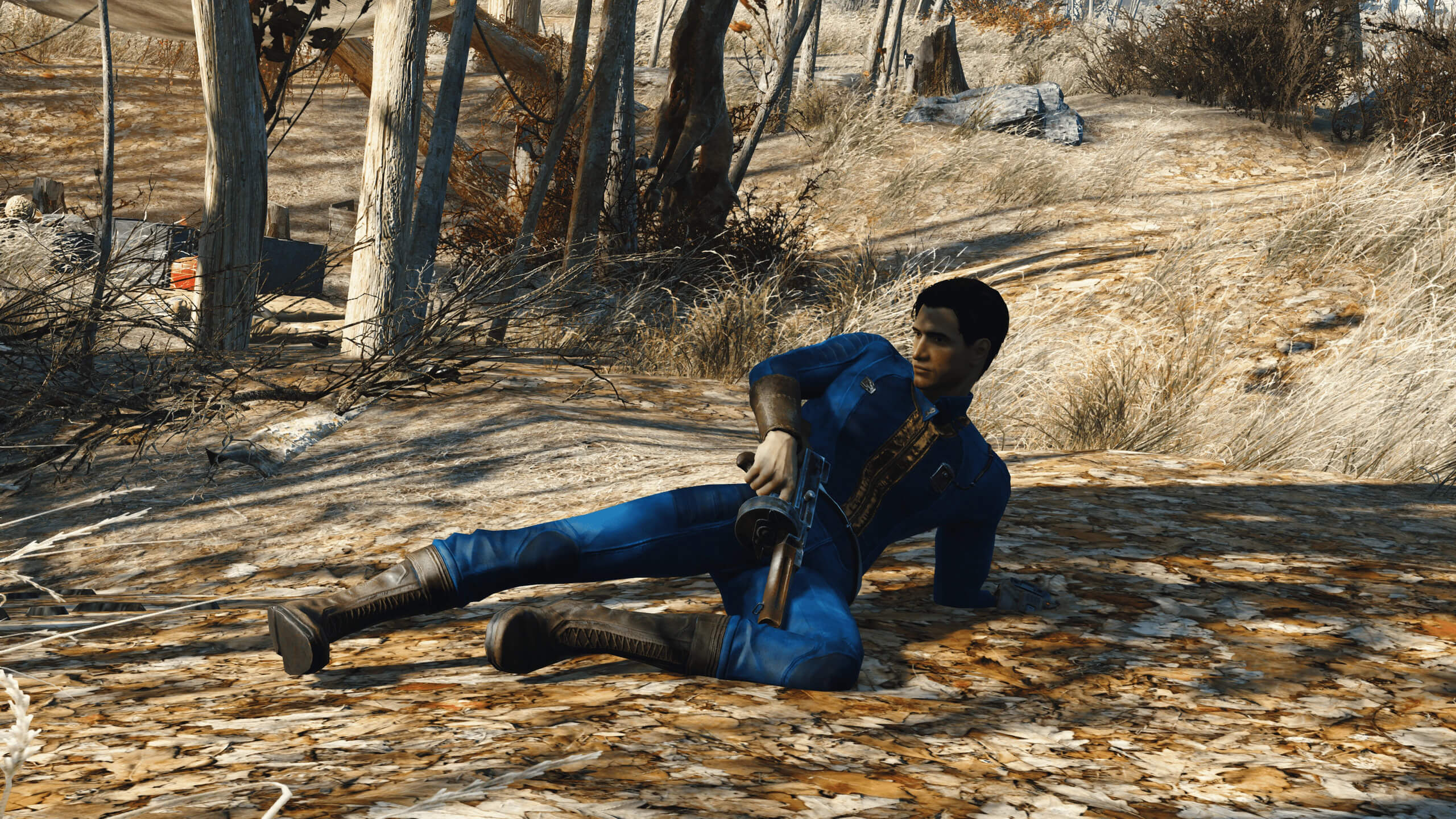 Fallout 4 just got an Enhanced Movement Mod which adds/improves sliding, sprinting, directional movement speed, and more