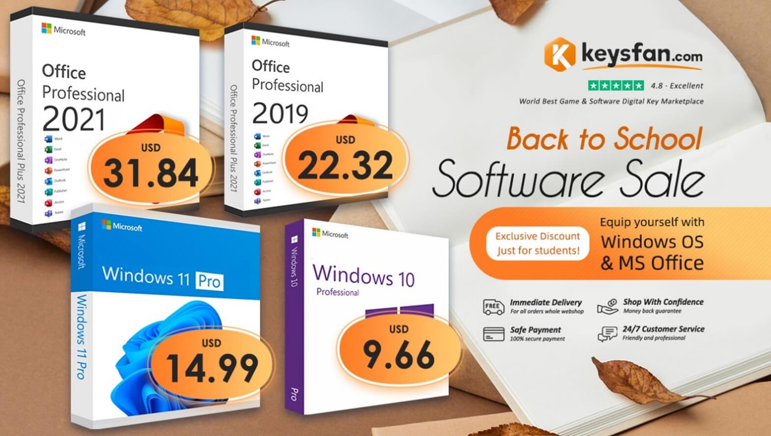 Give Your Older PC New Life With Microsoft Windows 11 Pro from $12 on Keysoff Back-to-School Sale