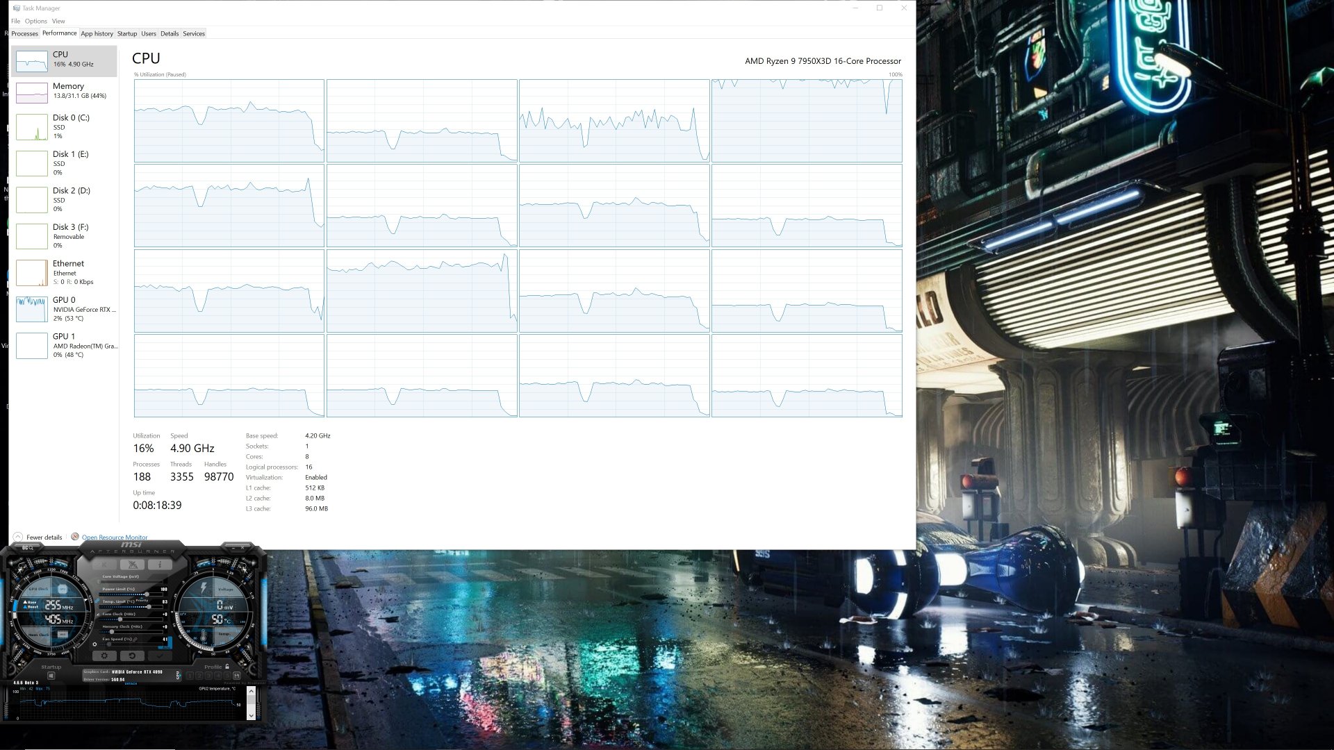 Warhammer 40K Space Marine 2 CPU scaling