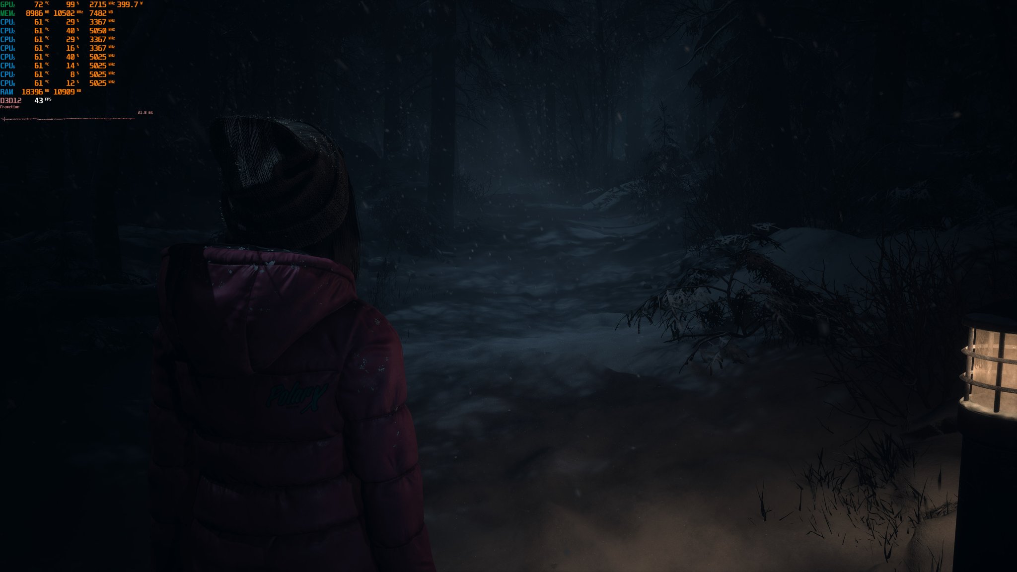 Until Dawn Remake: AMD FSR 3.0 Frame Generation, Ray Tracing y HDR no funcionan en PC