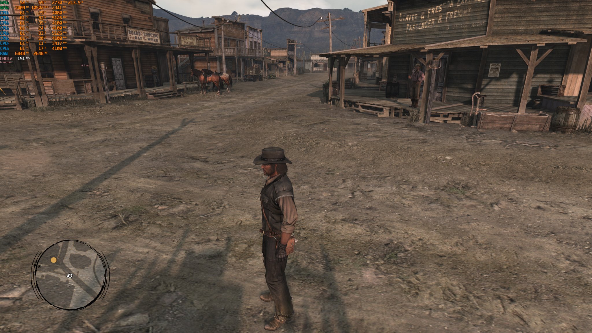 Red Dead Redemption Remastered на ПК привязан к процессору, даже с AMD Ryzen 9 7950X3D.