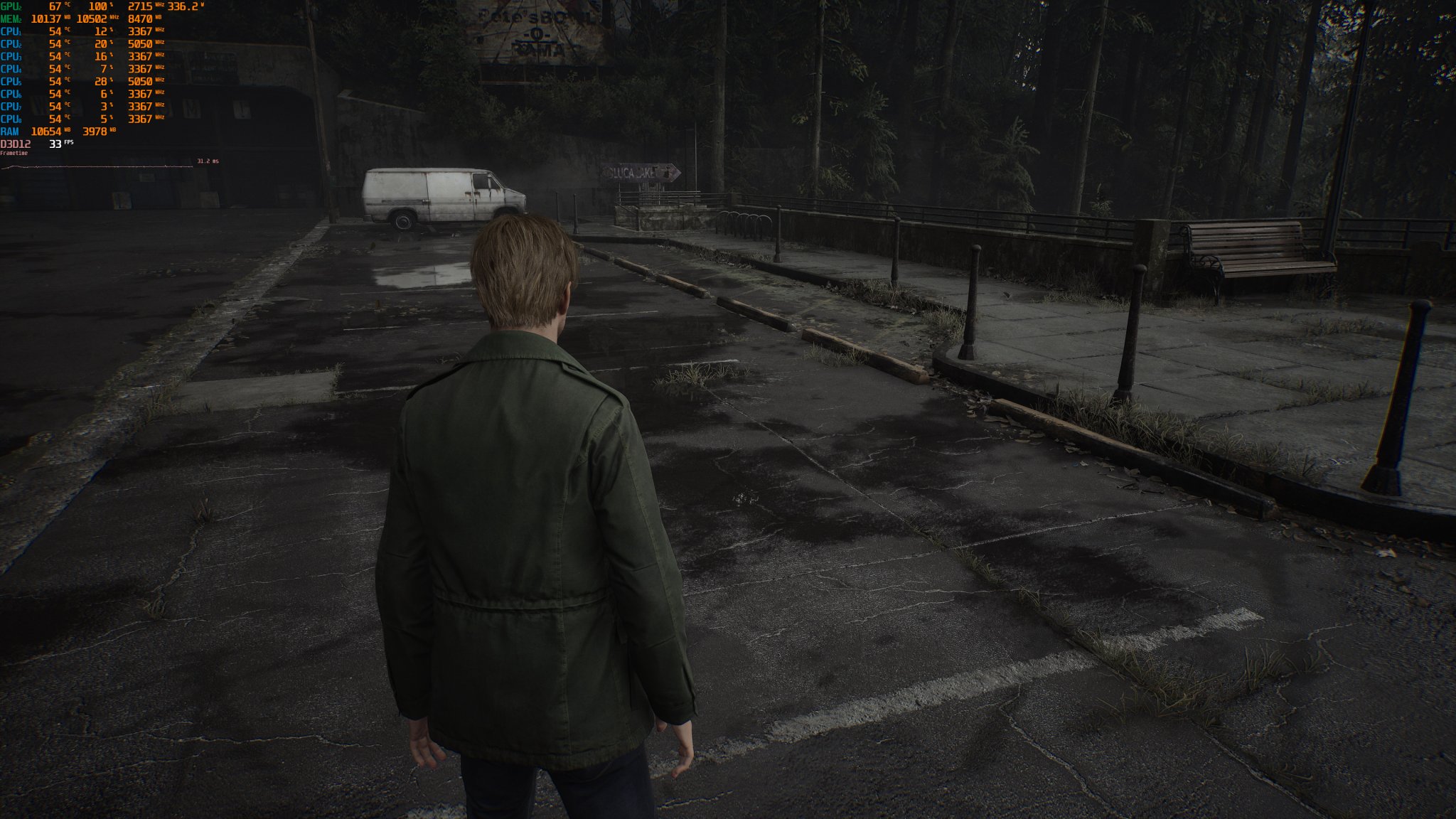 Remake de Silent Hill 2: Ray Tracing, NVIDIA DLSS 3 y AMD FSR 3.0 Benchmarks