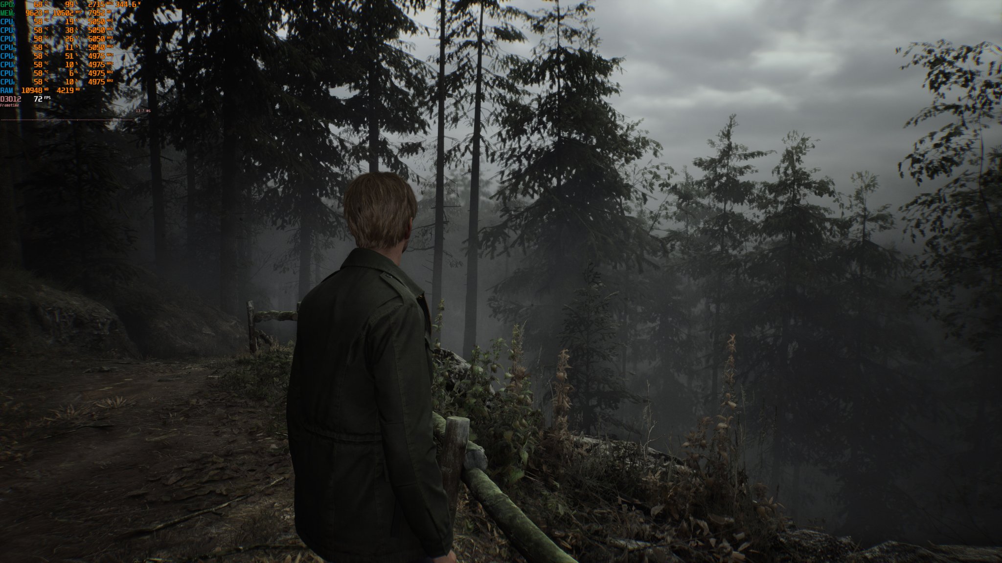 Remake de Silent Hill 2: Ray Tracing, NVIDIA DLSS 3 y AMD FSR 3.0 Benchmarks