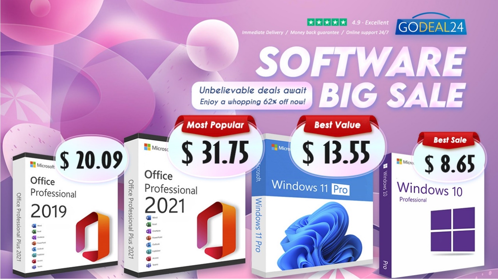 Upgrade Your PC to Windows 11 Pro and MS Office 2021 for just $10 on Godeal24 Special Sale